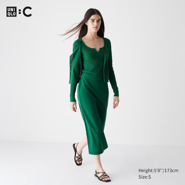 Crepe Jersey Narrow Skirt | UNIQLO US | UNIQLO (US)