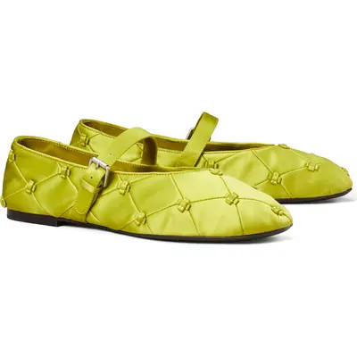 Tory Burch Bunny Knot Mary Jane in Light Cream/light Cream at Nordstrom, Size 10.5 | Nordstrom
