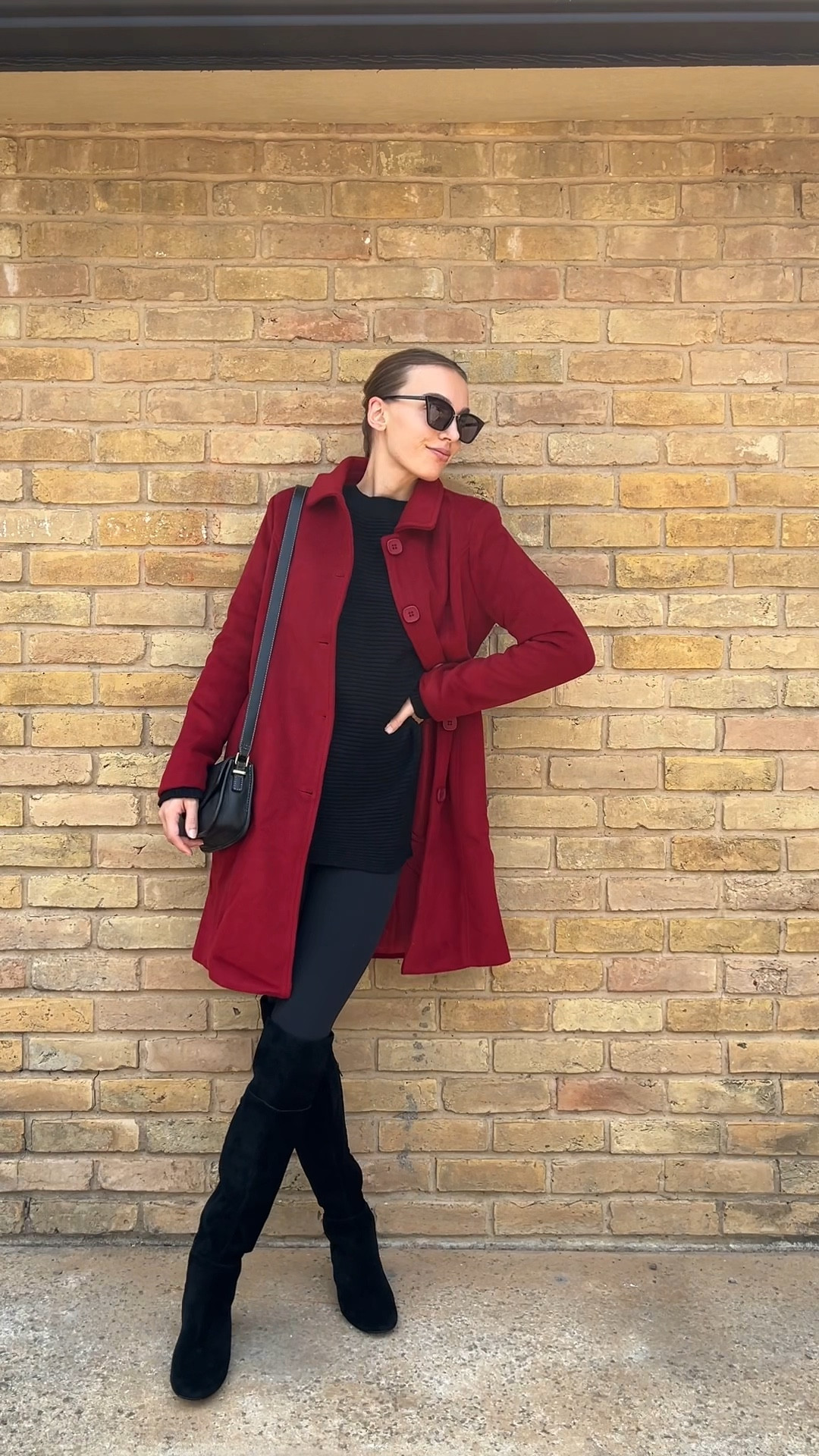 Coupon for my coat making it just over $35 right now! 👏🏻

5’7” 126 lbs wearing:
Coat - small
Sweater - small
Leggings - Medium

Red coat outfits, burgundy coat outfit, dark red pea coat, fall outfits, winter outfit inspo

#falloutfits #winteroutfits #fallfashion2024 #winterfashion2024 #burgundycoat #redcoat


#LTKVideo #LTKHoliday #LTKSeasonal