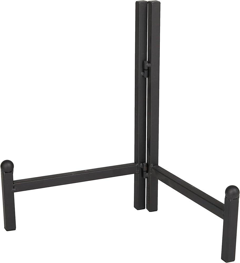 Deco 79 Metal Solid Easel with Foldable Stand, 12" x 1" x 11", Black | Amazon (US)