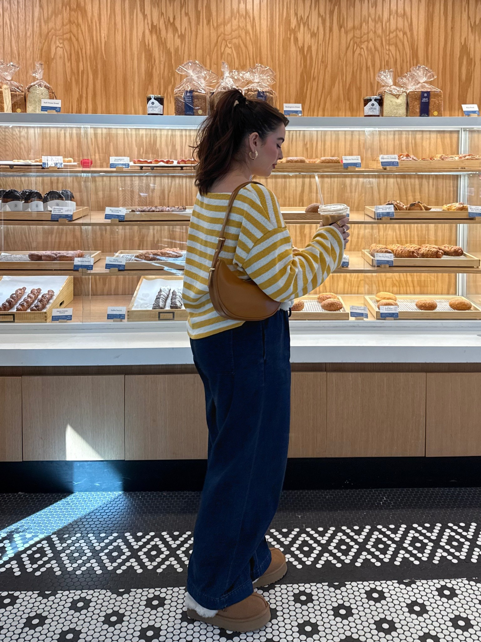 Sweater is OLD H&M but I found two similar styles I added below 🫶🏻 ps these pants look like denim but feel like sweatpants (size medium) love!! 

#LTKdayinmylife #LTKootd #LTKPetite