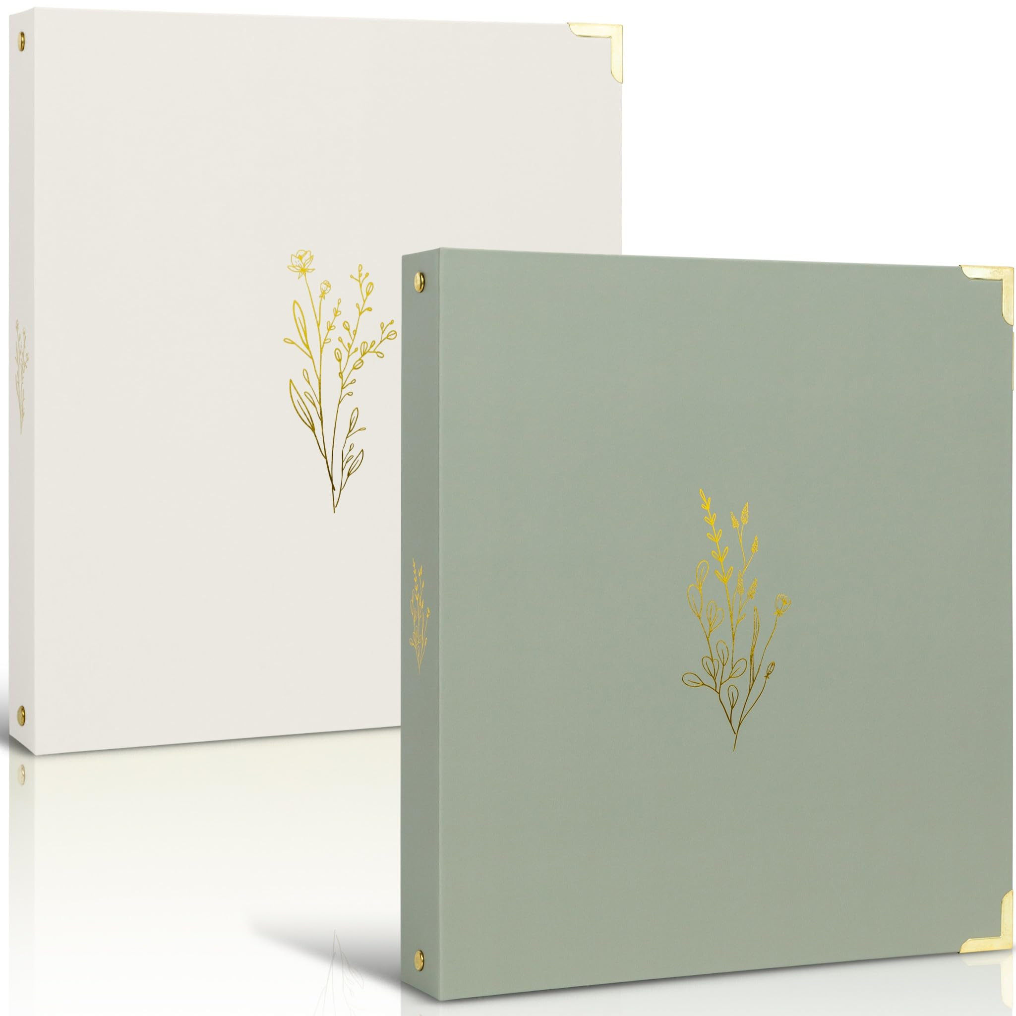 Aesthetic 3 Ring Binder Set of 2 - Sturdy 1 Inch Binder Fits Letter Sized Paper - A Cute Holder f... | Amazon (US)