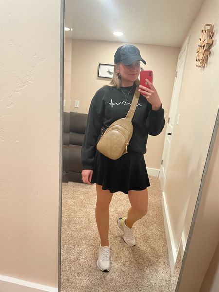 Casual and cute  spring outfit with a sports skirt 

#LTKfitness #LTKfindsunder50 #LTKtravel