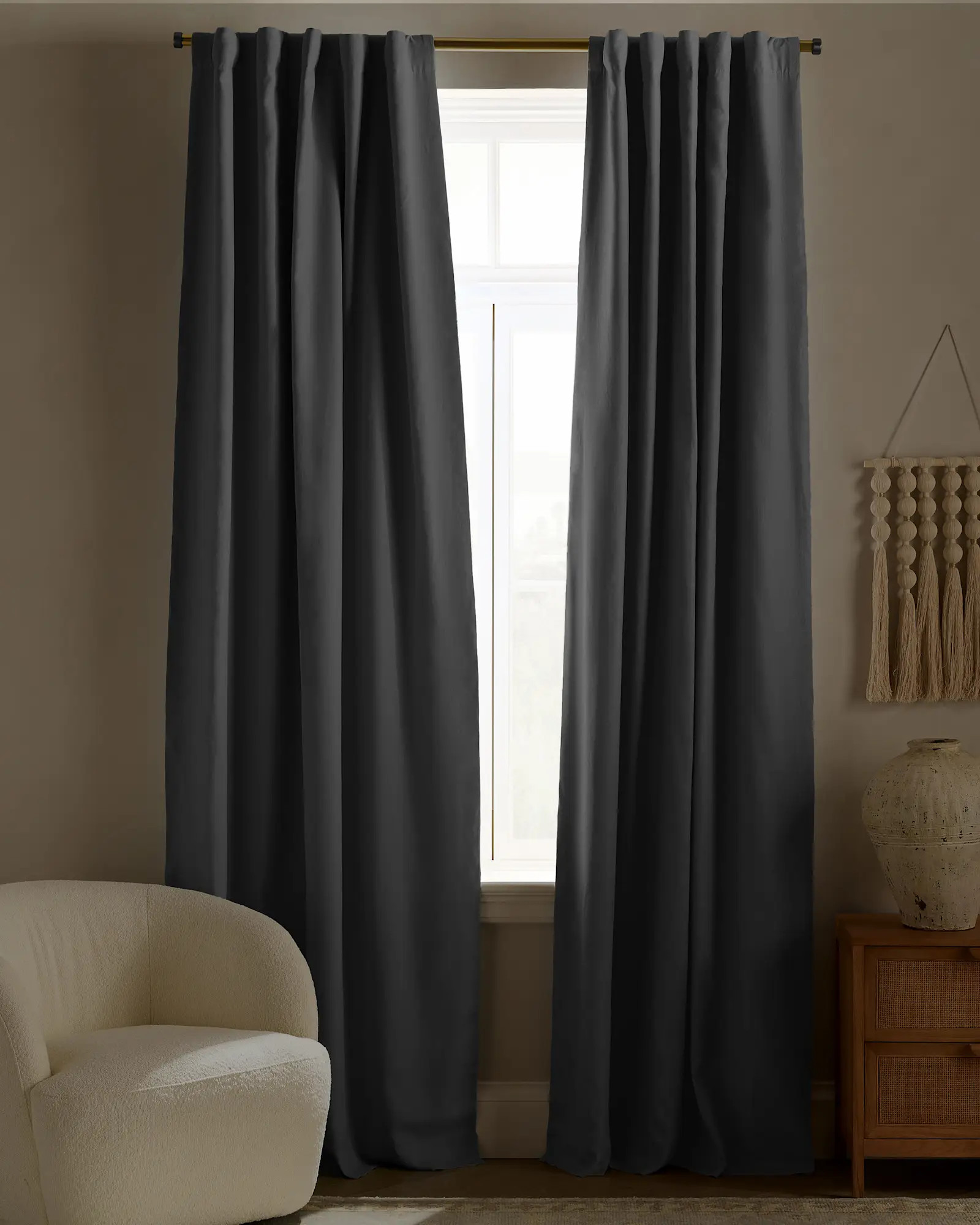 European Linen True Blackout Curtain | Quince
