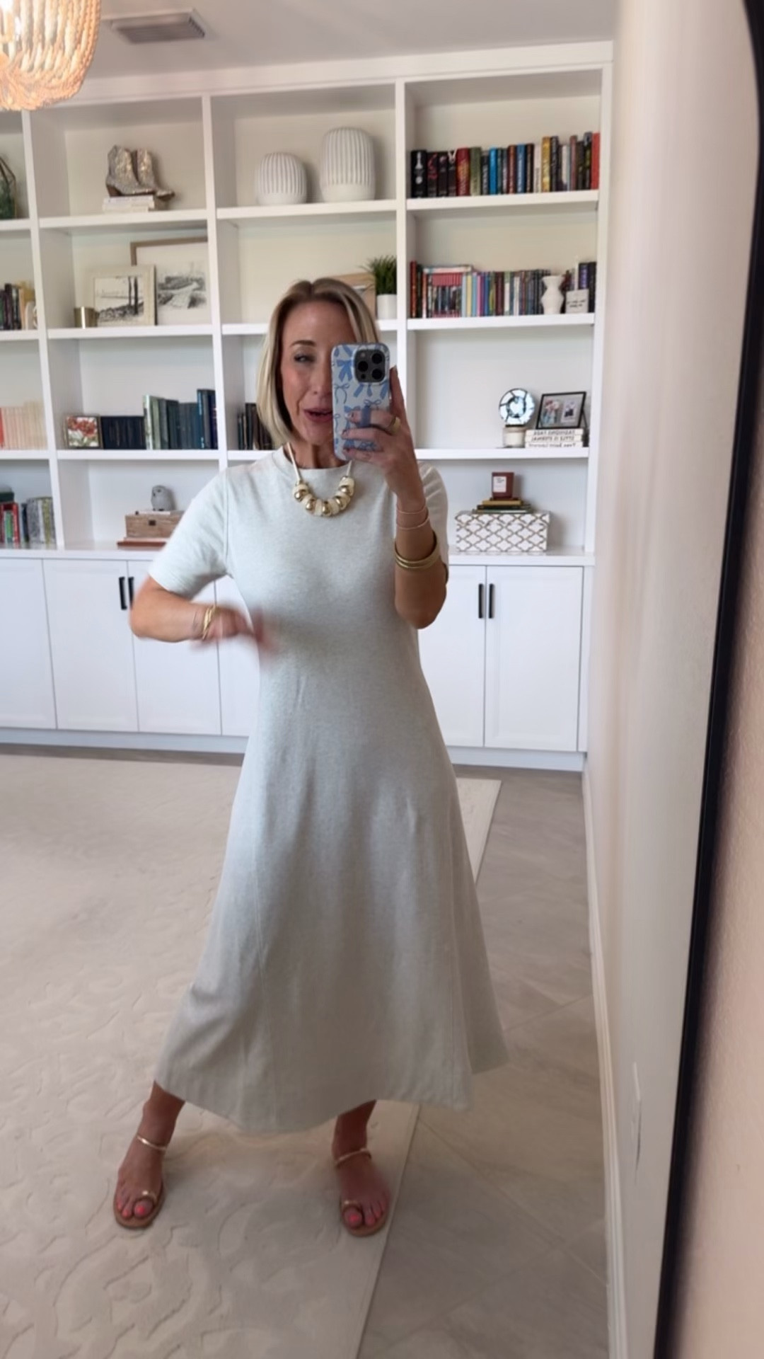 Walmart - 5 dresses under $20: Seamed Cotton Midi Dress - size XS. $15.98. 5 colors. 

#LTKOver40#LTKSeasonal
 

 