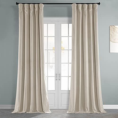 HPD Half Price Drapes VPCH-120601-96 Signature Blackout Velvet Curtain (1 Panel), 50 in x 96 in, ... | Amazon (US)