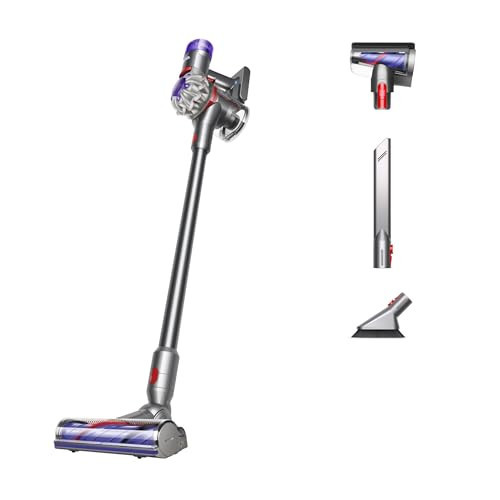Dyson V8 Plus Cordless Vacuum, Cleans Hard Floors and Carpets, Detangles, Converts to Handheld, 115AW, 2 Power Modes, Up to 40 Minutes¹ | Amazon (US)