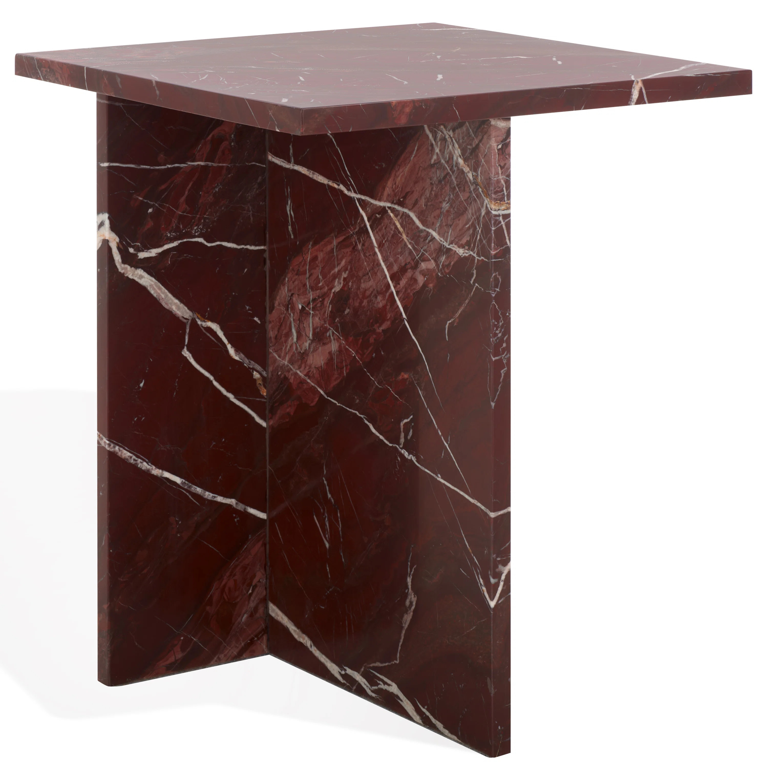 Kynesha 2 Leg Marble Accent Table | Wayfair North America