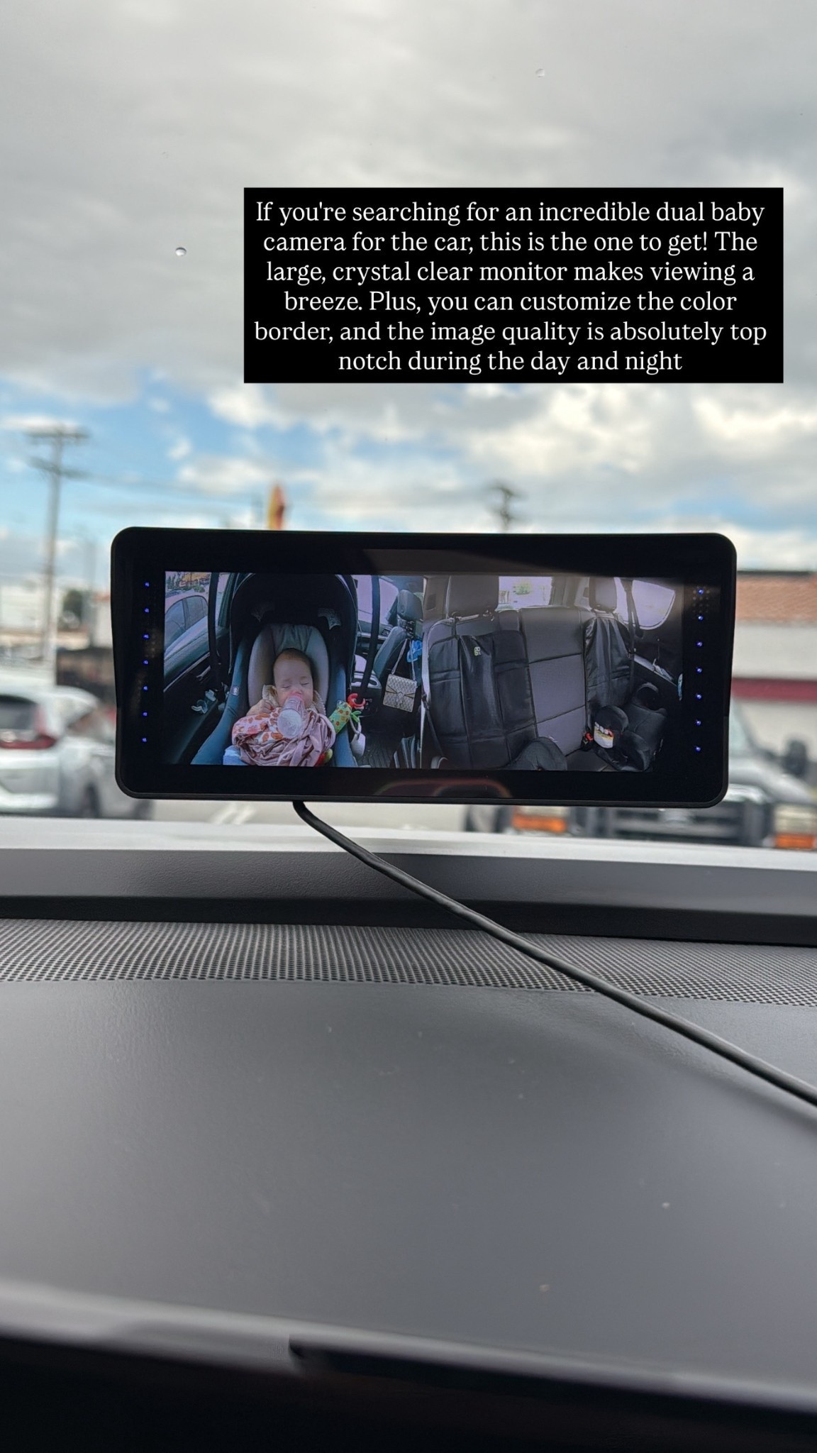 Baby car monitor, baby car camera, dual baby car monitor 

#LTKTravel #LTKmomlife #LTKBaby