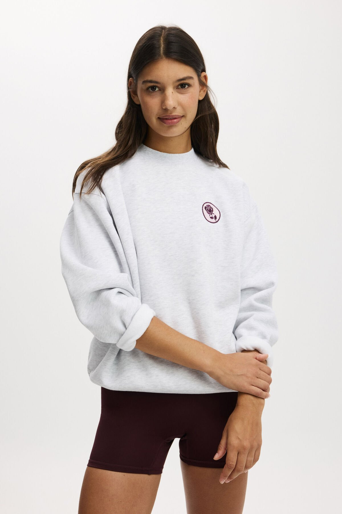 Plush Graphic Crew Sweatshirt | Cotton On (US)