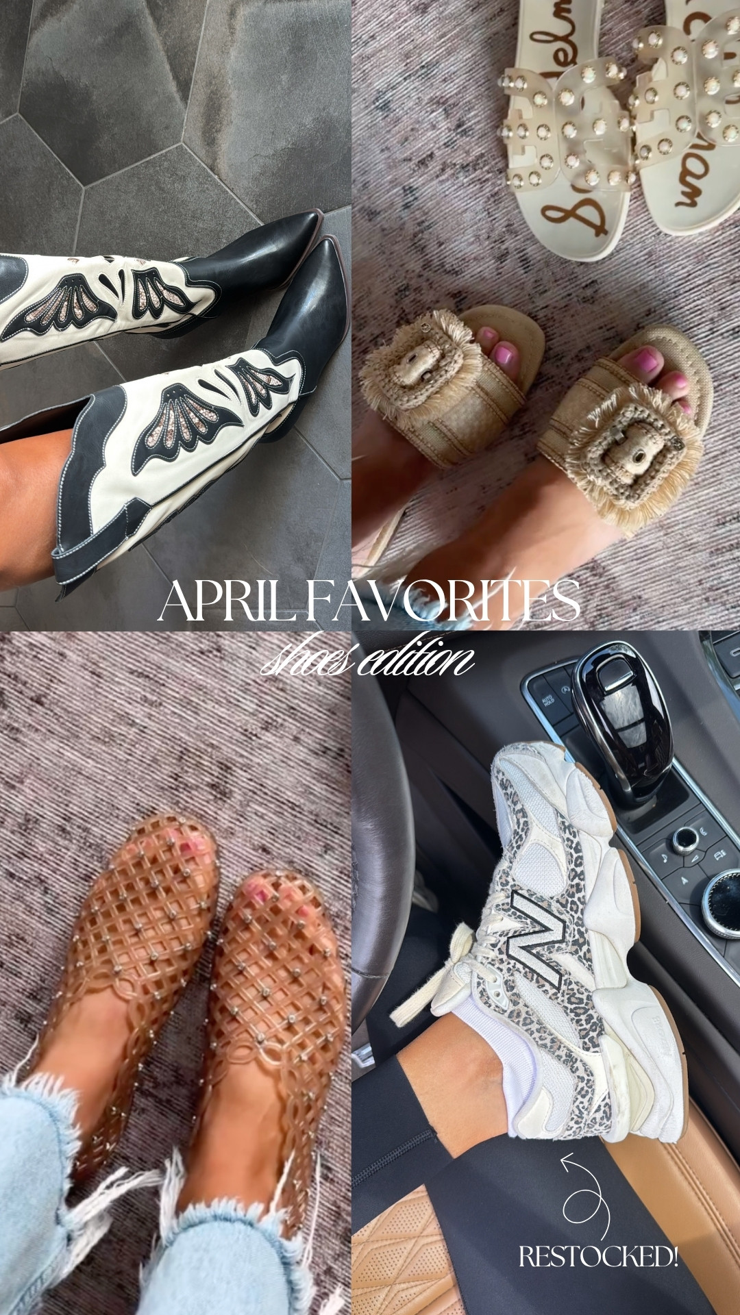 april shoe favorites 👢 

 