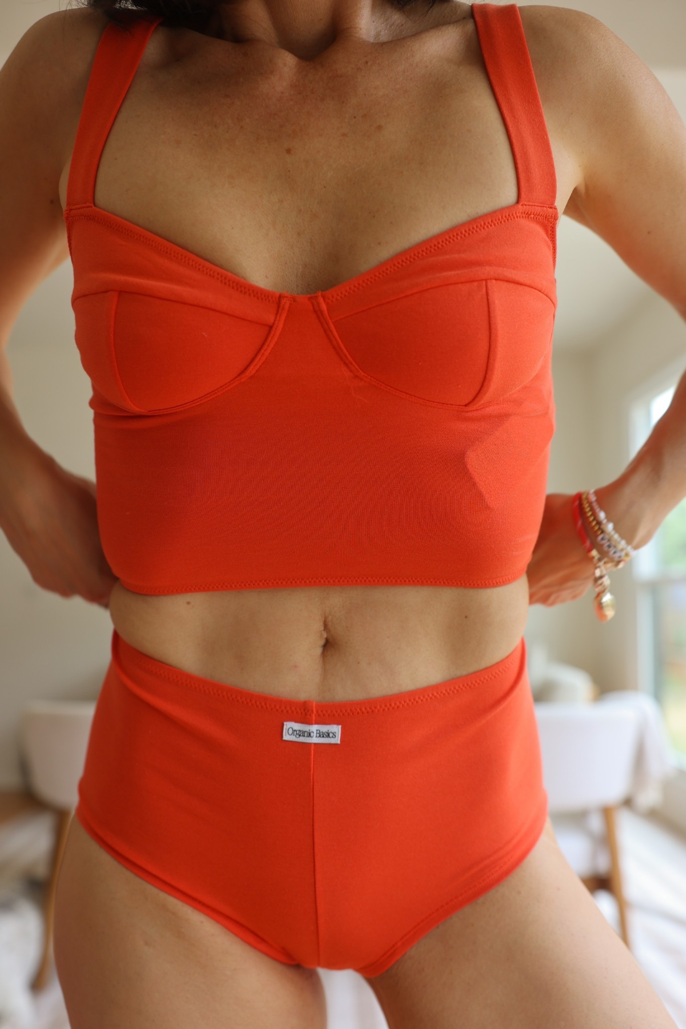 Gorgeous cropped corset top and matching shorty in vibrant red. 90% Organic cotton, 10% Elastane (because it’s important what to put on your skin!) 

You can use my code AUDREYB10 for 10% site-wide! 
Comes also in black, white and a lovely pink shade. 

Red is my love language and this corset top screams for warmer days, for Summer, sun and I will definitely wear this one as a top, under an open shirt and not only as „underwear“. 



#LTKsummer #LTKeurope