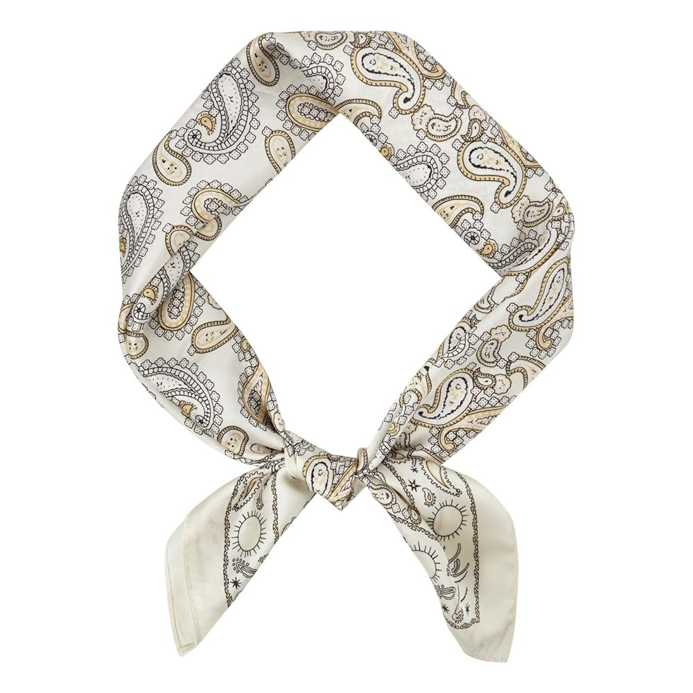 GERINLY Vintage Silk Feel Square Scarf for Men Satin Bandana Tiny Pattern Print Neckerchief Geome... | Amazon (US)