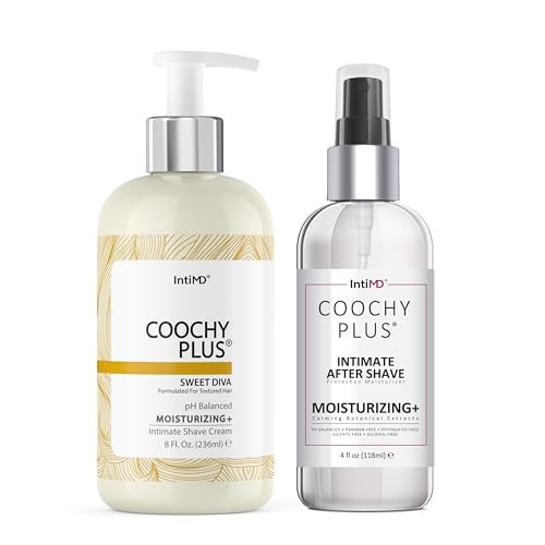 Coochy Plus Intimate Shaving Complete Kit - SWEET DIVA & Organic After Shave Protection Soothing Moisturizer Mist – Antioxidant Formula Prevents Razor Burns, Itchiness & Ingrown Hairs | Amazon (US)