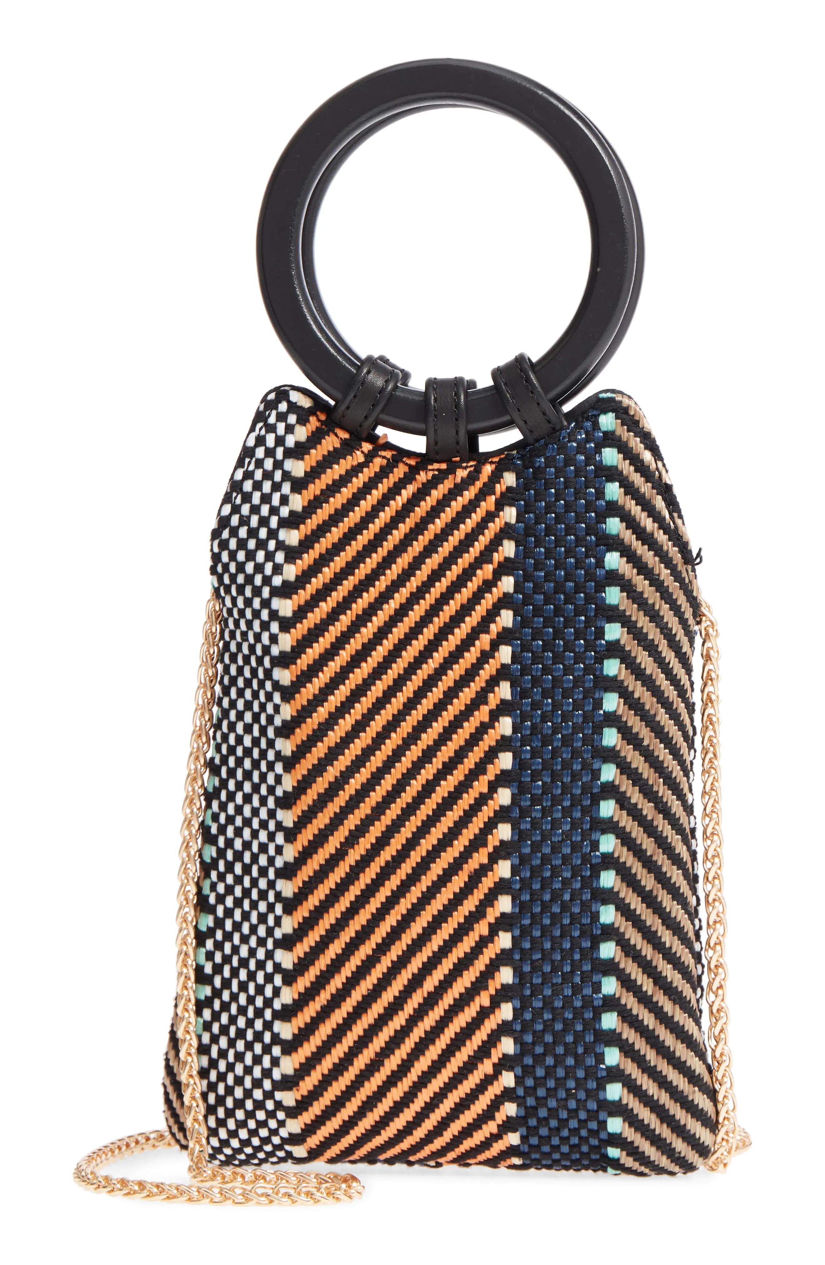 Street Level Mini Woven Top Handle Bag | Nordstrom