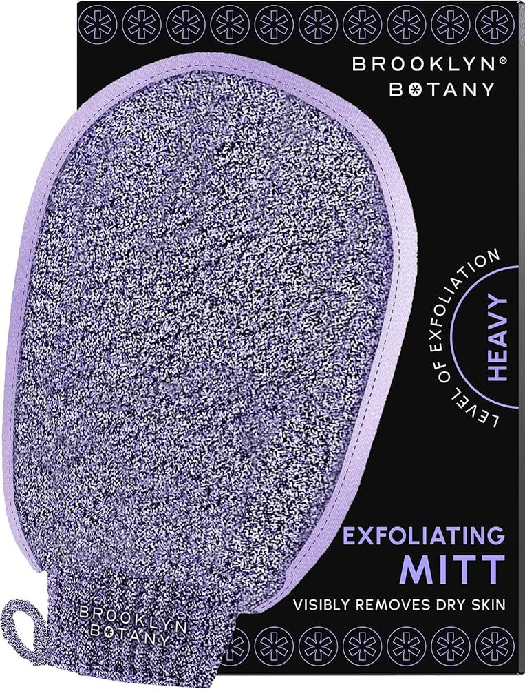 Brooklyn Botany Exfoliating Mitt for Bath and Shower – Heavy Duty Exfoliating Body Scrubber for... | Amazon (US)