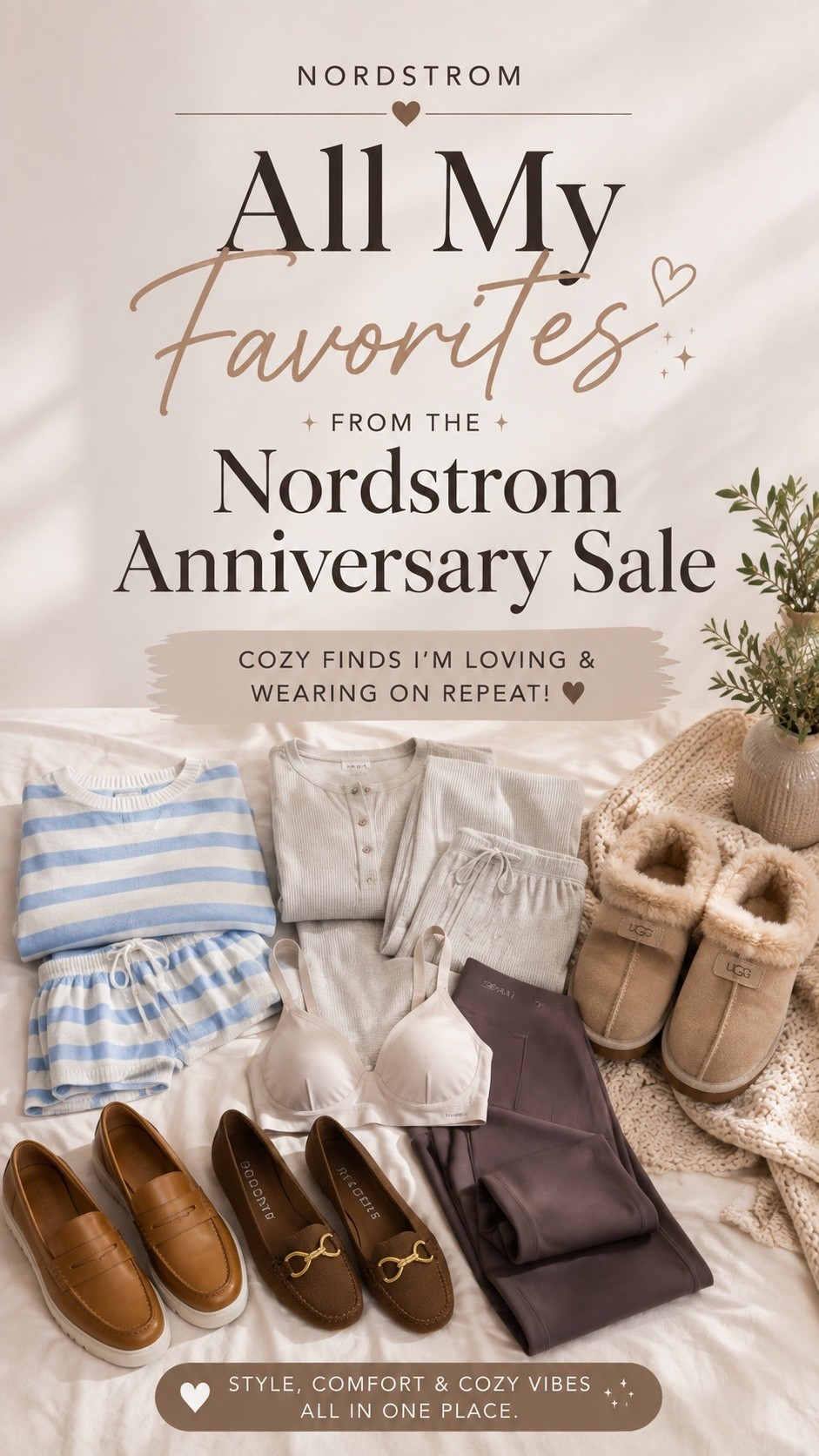 All my favorite finds from the Nordstrom Anniversary Sale! Cozy, comfy, and pieces I’ll be wearing on repeat. 🤍
 #NordstromAnniversarySale #NordstromStyle #LTKFinds #LTKStyle #LTKSale #MomStyle #MomFinds #CozyStyle #EverydayStyle #WardrobeEssentials #CapsuleWardrobe #SaleFinds #FashionFinds #ComfortStyle #WomenWhoShop #FallStyle #MomFavorites #TeacherStyle #LifestyleBlogger #LTKCreator

#LTKmomlife #LTKWorkwear #LTKdayinmylife