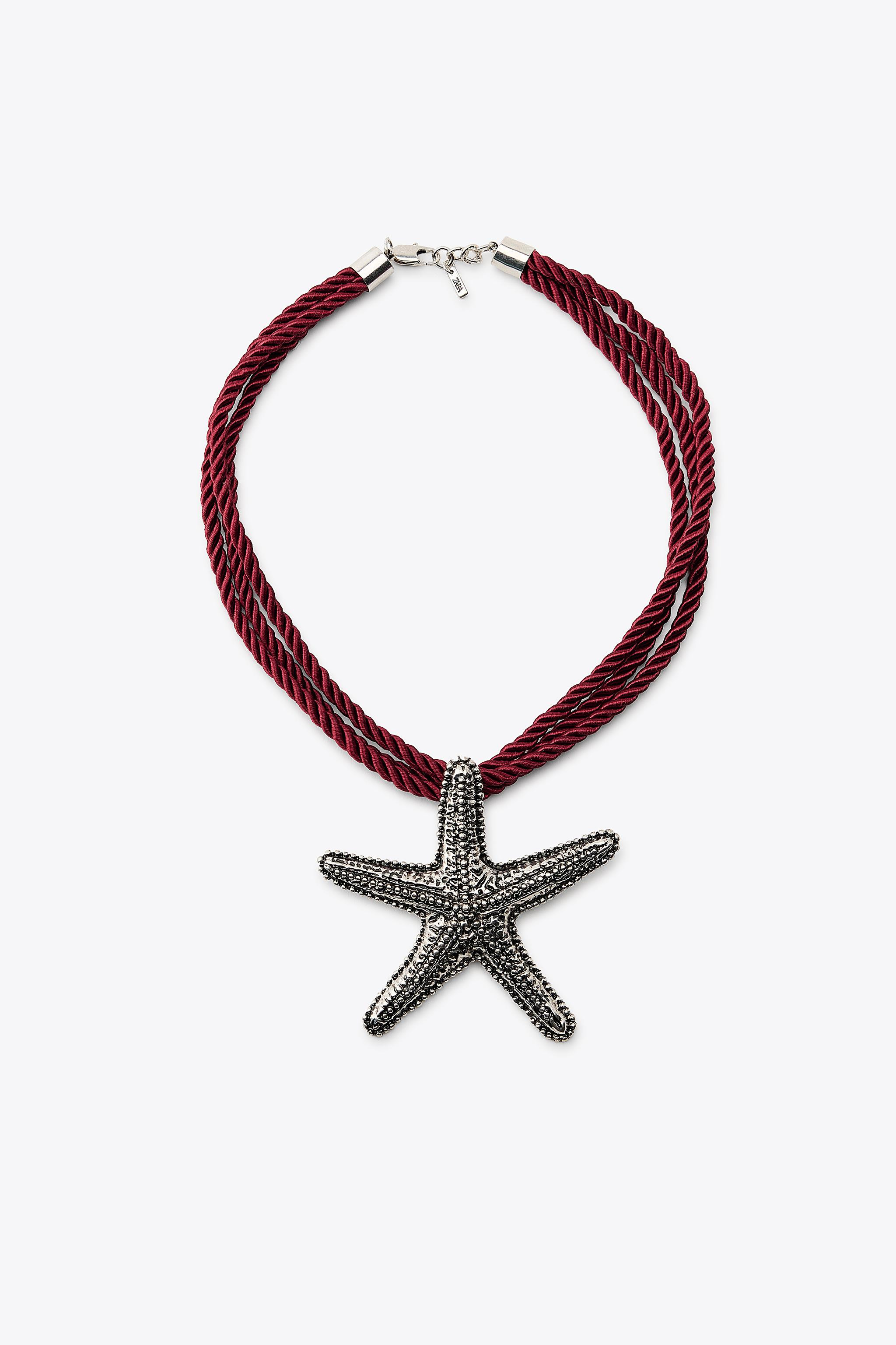 STARFISH ROPE NECKLACE | Zara US