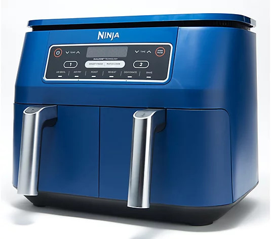 Ninja 8-qt 6-in-1 Dual Zone Air Fryer with Broil Rack | QVC