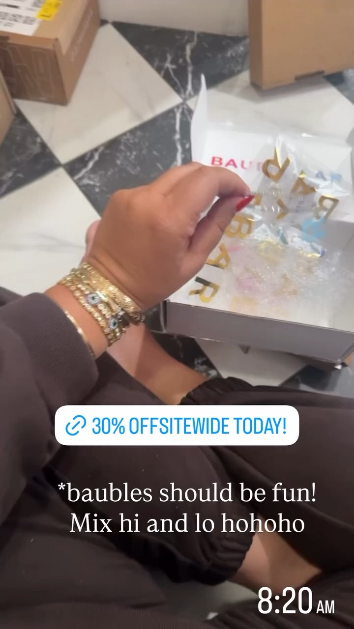 30% off sitewide today at Bauble Bar! So many gift ideas

#LTKCyberWeek #LTKGiftGuide #LTKSaleAlert