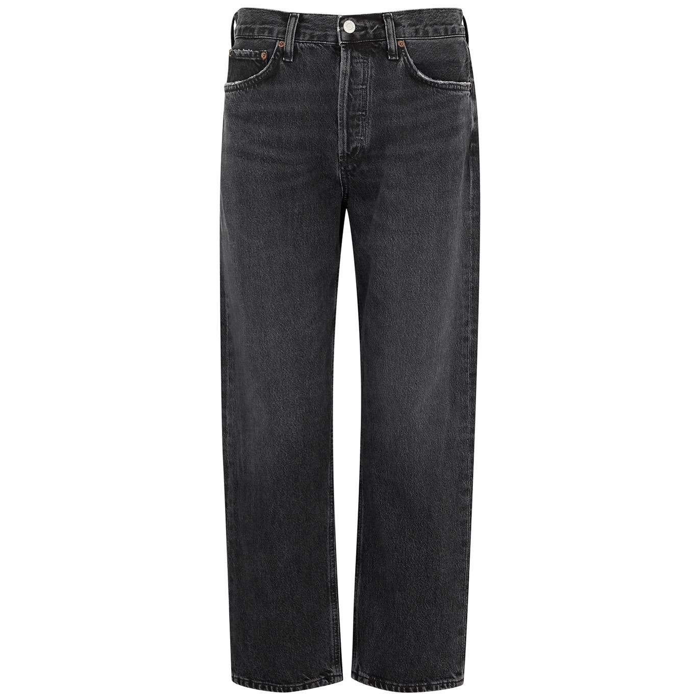 Agolde Wyman Straight-leg Jeans - Black - W30 | Harvey Nichols (Global)