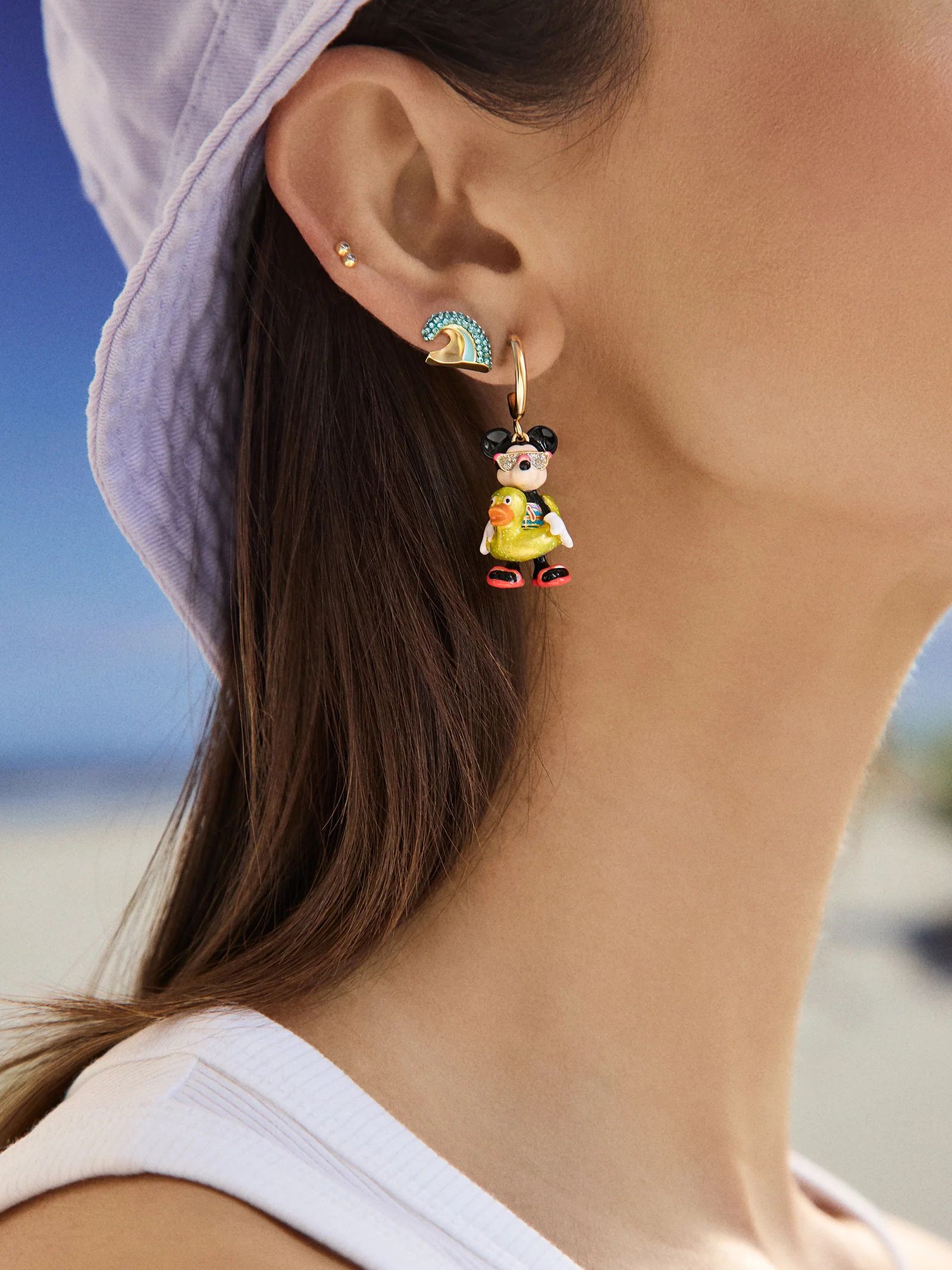 Disney Pool Party Earrings - Mickey Mouse | BaubleBar (US)