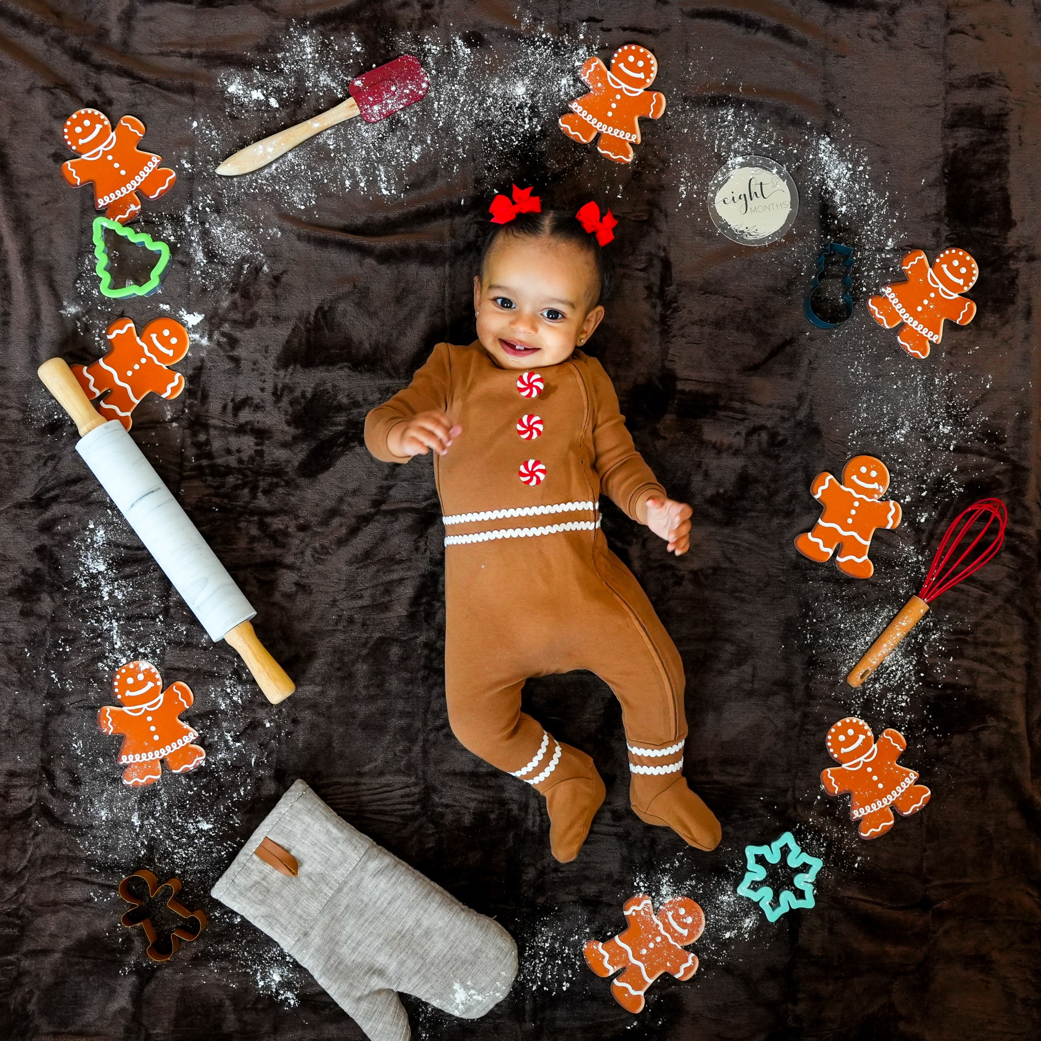 8 month gingerbread baby photoshoot 🍪

#LTKbaby #LTKSeasonal