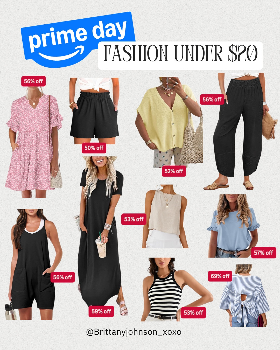 Amazon Prime Day fashion finds under $20 are too good right now!! So many easy summer staples, throw-on-and-go outfits, and cute tops!🤍 

 #LTKootd #LTKSeasonal #LTKSaleAlert