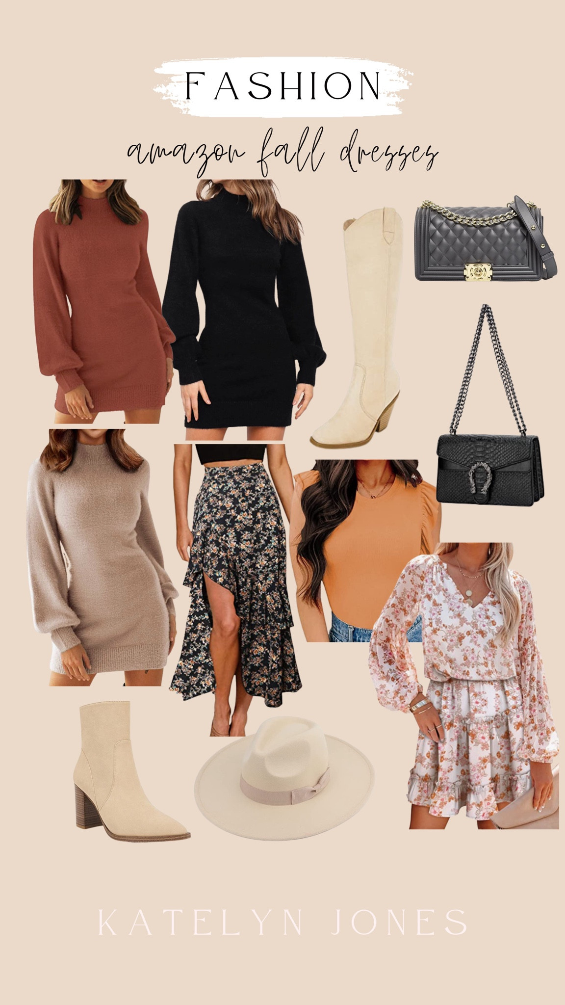 amazon fall dresses / amazon fall fashion finds / amazon outfits / amazon style / amazon favorites / amazon finds / amazon sweater dresses : amazon maxi skirt / amazon ruffle body suit / amazon floral dress / amazon purses / boots 

#LTKshoecrush #LTKSeasonal #LTKstyletip