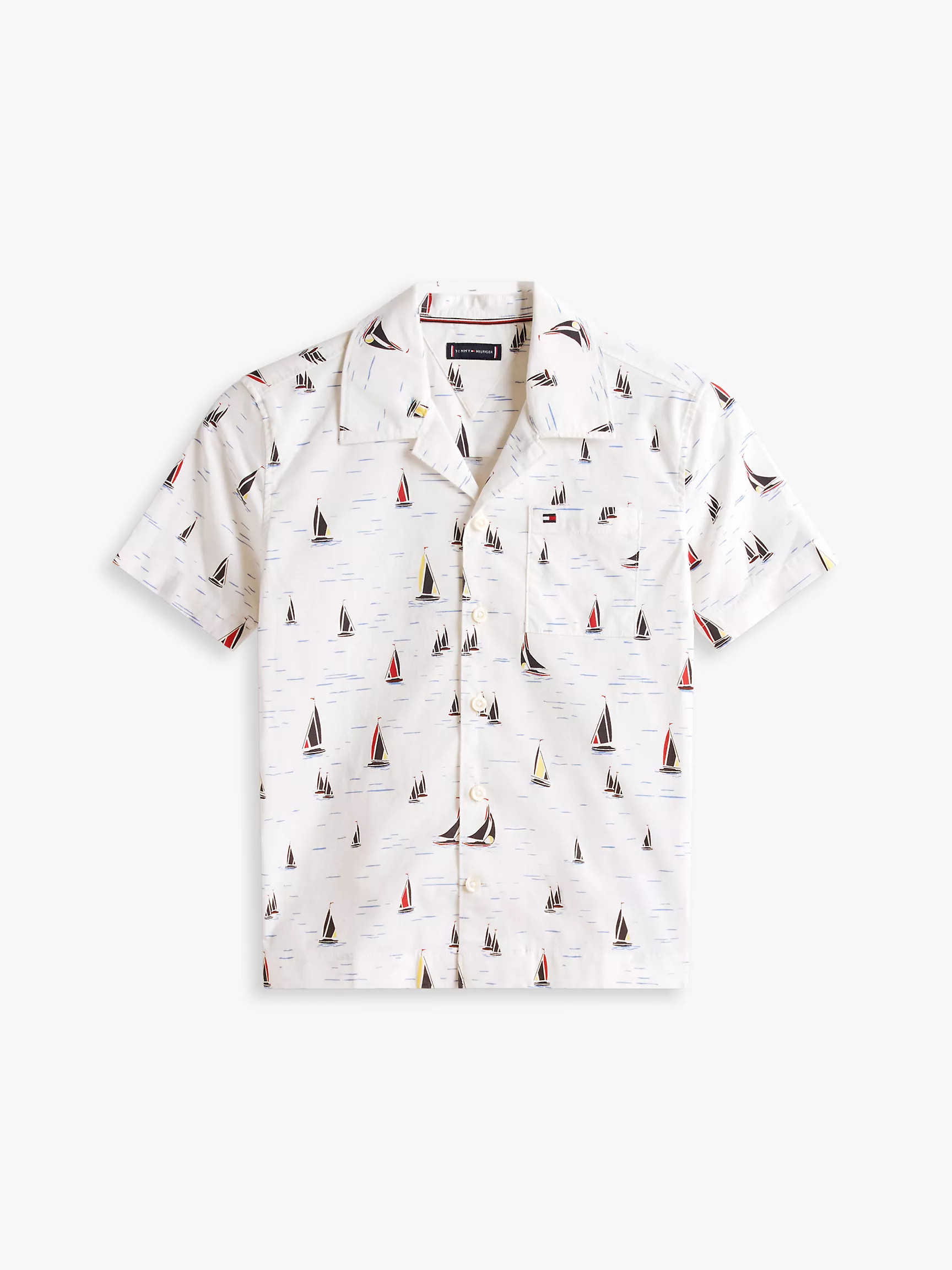 Kids' Allover Sailing Stretch Shirt | Tommy Hilfiger | Tommy Hilfiger (US)