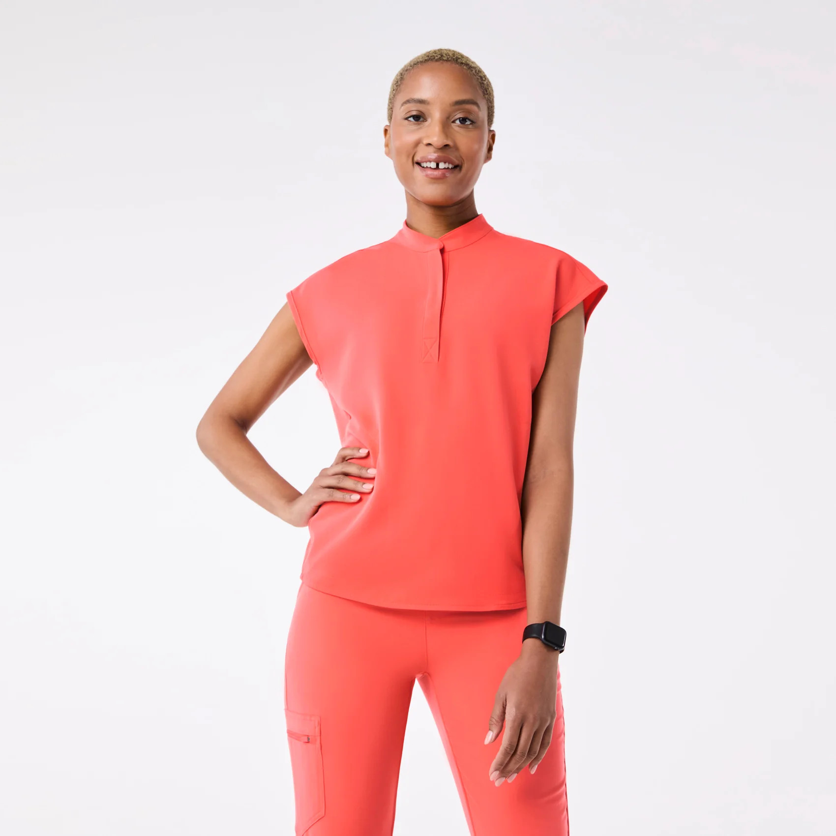 Women's Rafaela Oversized Scrub Top™ - Fireside · FIGS | FIGS