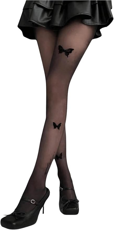 MakeMeChic Women's Heart Sheer Mesh High Waist Tight | Amazon (US)