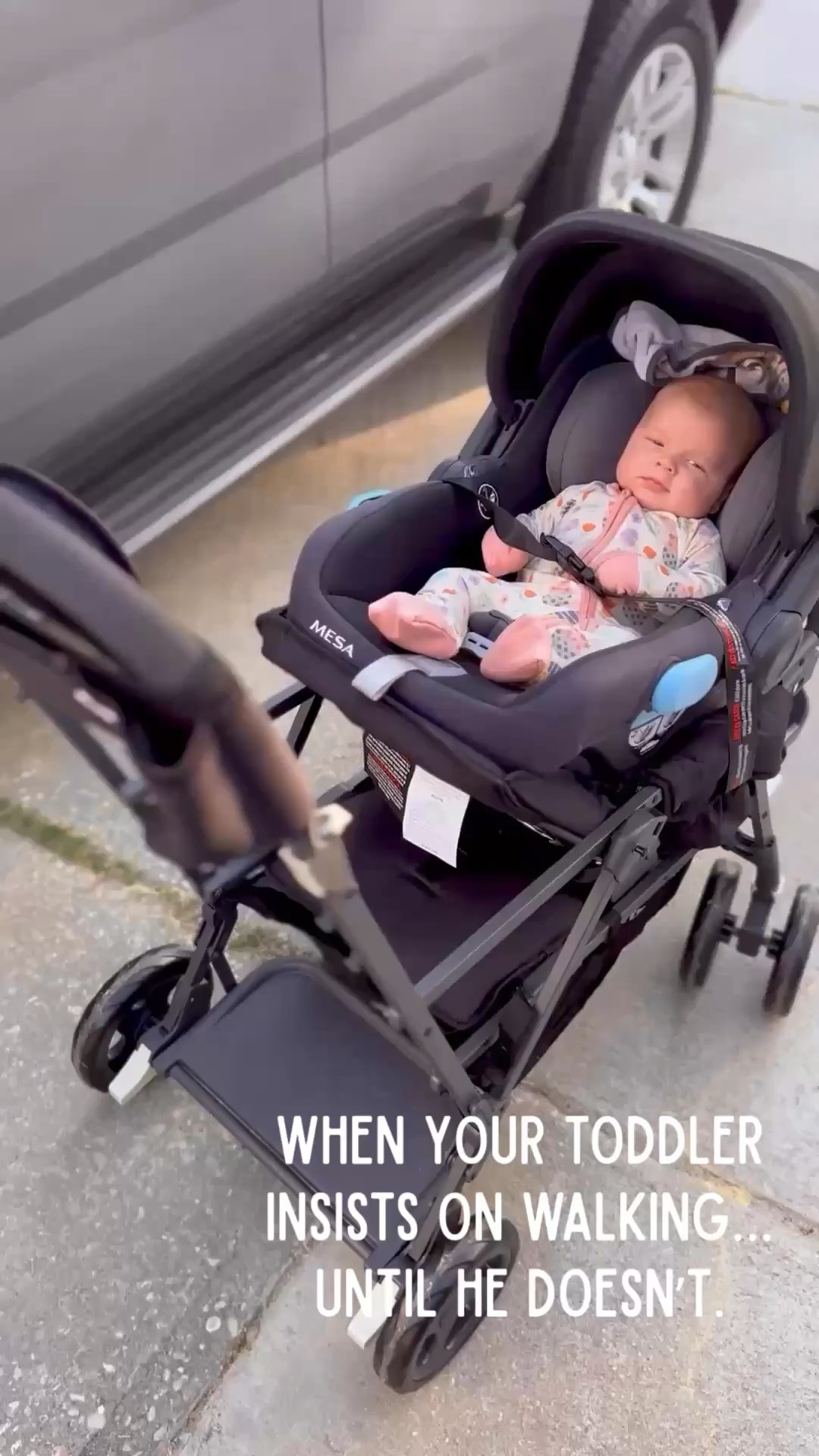 Two kids, one stroller, and a big brother who usually wants to walk or ride his bike. 🚲👶

This stroller has been such a good solution for our walks. We can snap Philip’s infant car seat right into the front, and Aiden can ride, sit on the bench, or hop on the standing platform when his little legs get tired.

And once Philip is big enough, we can switch it to two seats for both boys.

I love finding baby gear that’s actually functional and affordable. This one checks all the boxes. 🙌

#momlife #momofboys #toddlerlife #strollerlife #momhack#LTKSpringSale 

#LTKKids #LTKstorytime