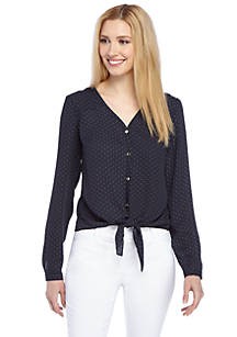 Tie Front Top | The Limited Stores