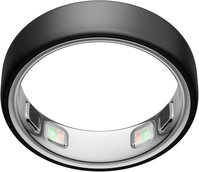Oura Ring 5 - Stealth - Size 8 - World\u2019s Smallest Smart Ring - Sleep, Activity, Women\u2019s... | Amazon (US)