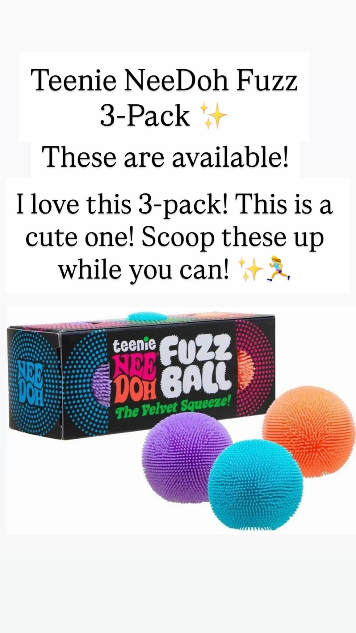 Teenie NeeDoh Fuzz Ball 3-Pack

#LTKKids