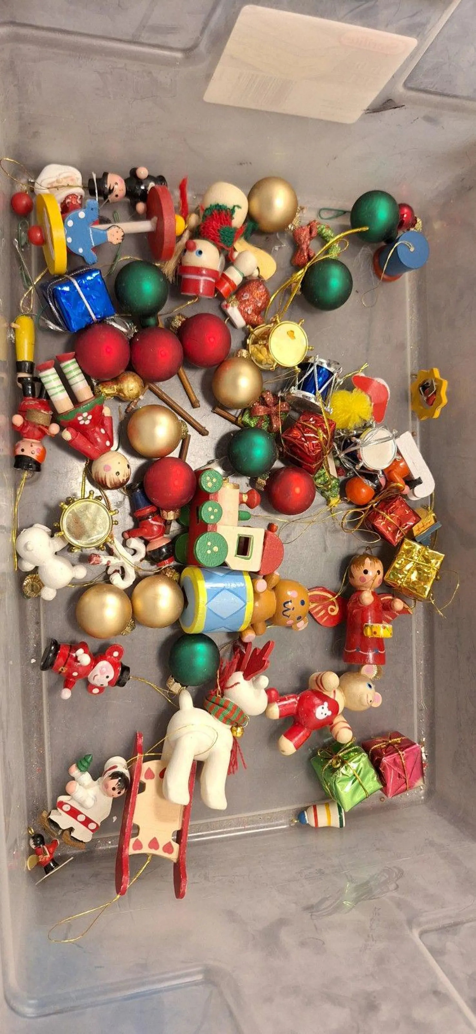 Vintage Mini Wooden Christmas Ornaments LOT Misfits / Craft / Replacement - Etsy | Etsy (US)