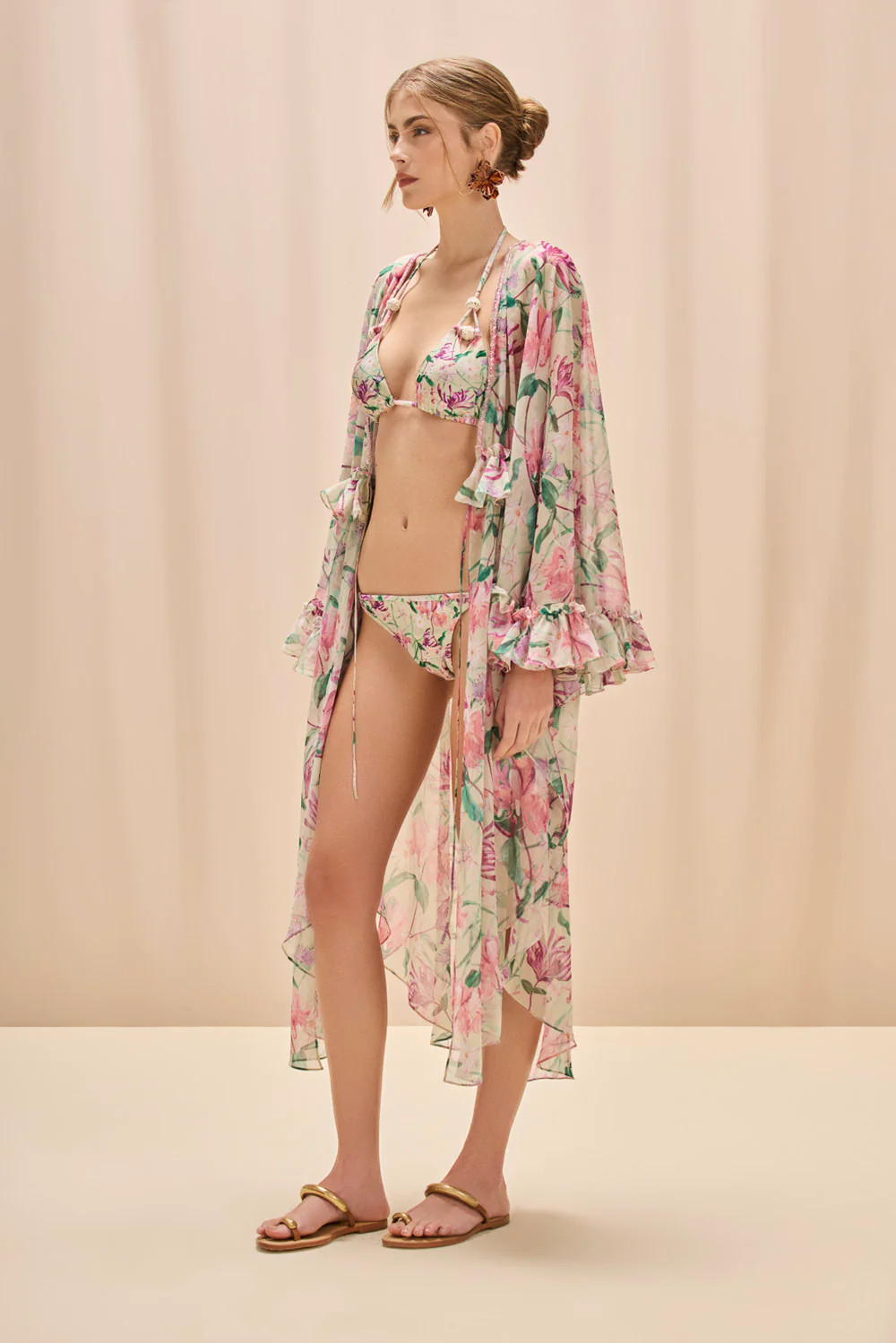 HONEY FLOWER LONG ROBE | PatBO