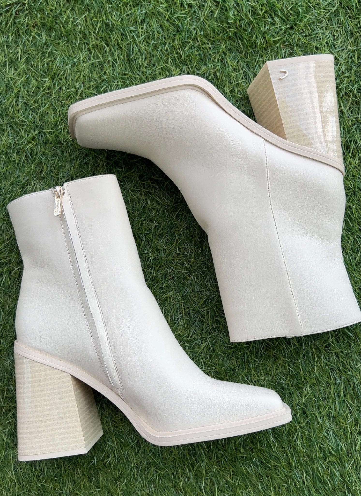 Nude heeled booties for your fall capsule wardrobe  

#LTKstyletip #LTKSeasonal #LTKworkwear