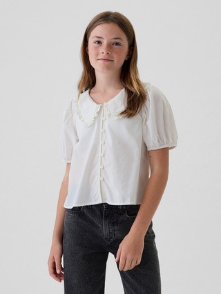 Kids Ruffle Collar Shirt | Gap (US)