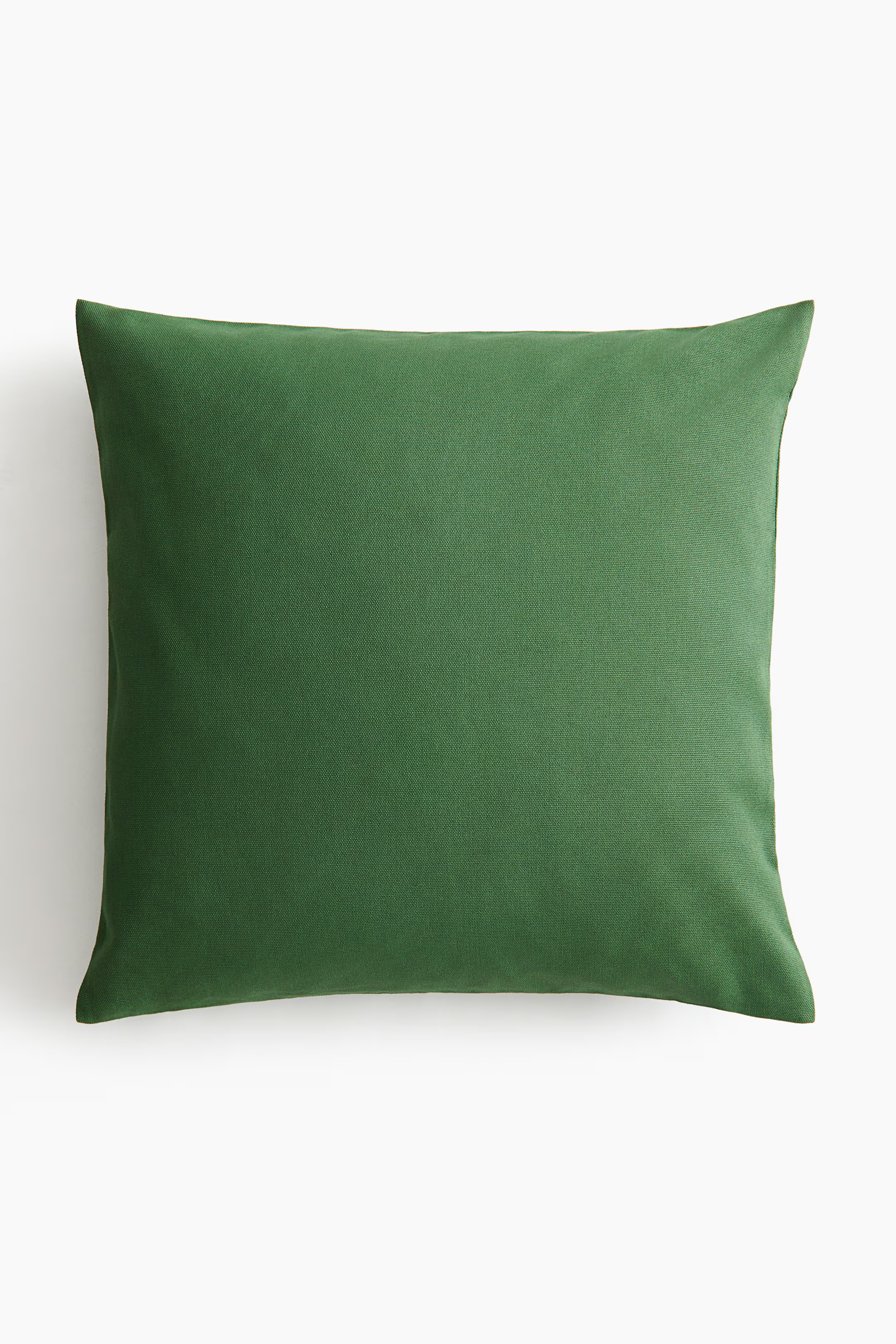 Cotton Canvas Cushion Cover - Green - Home All | H&M US | H&M (US + CA)