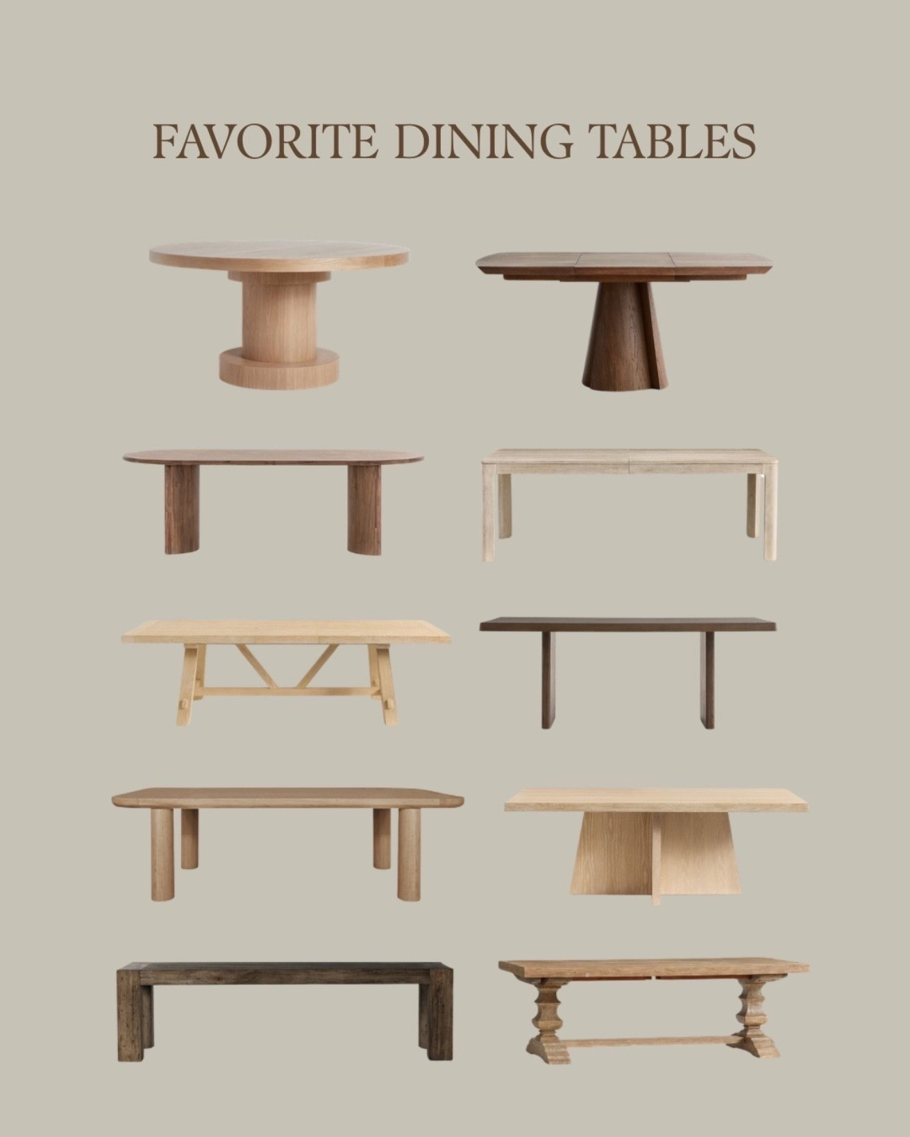 Sharing some of my favorite dining tables!

#LTKHome