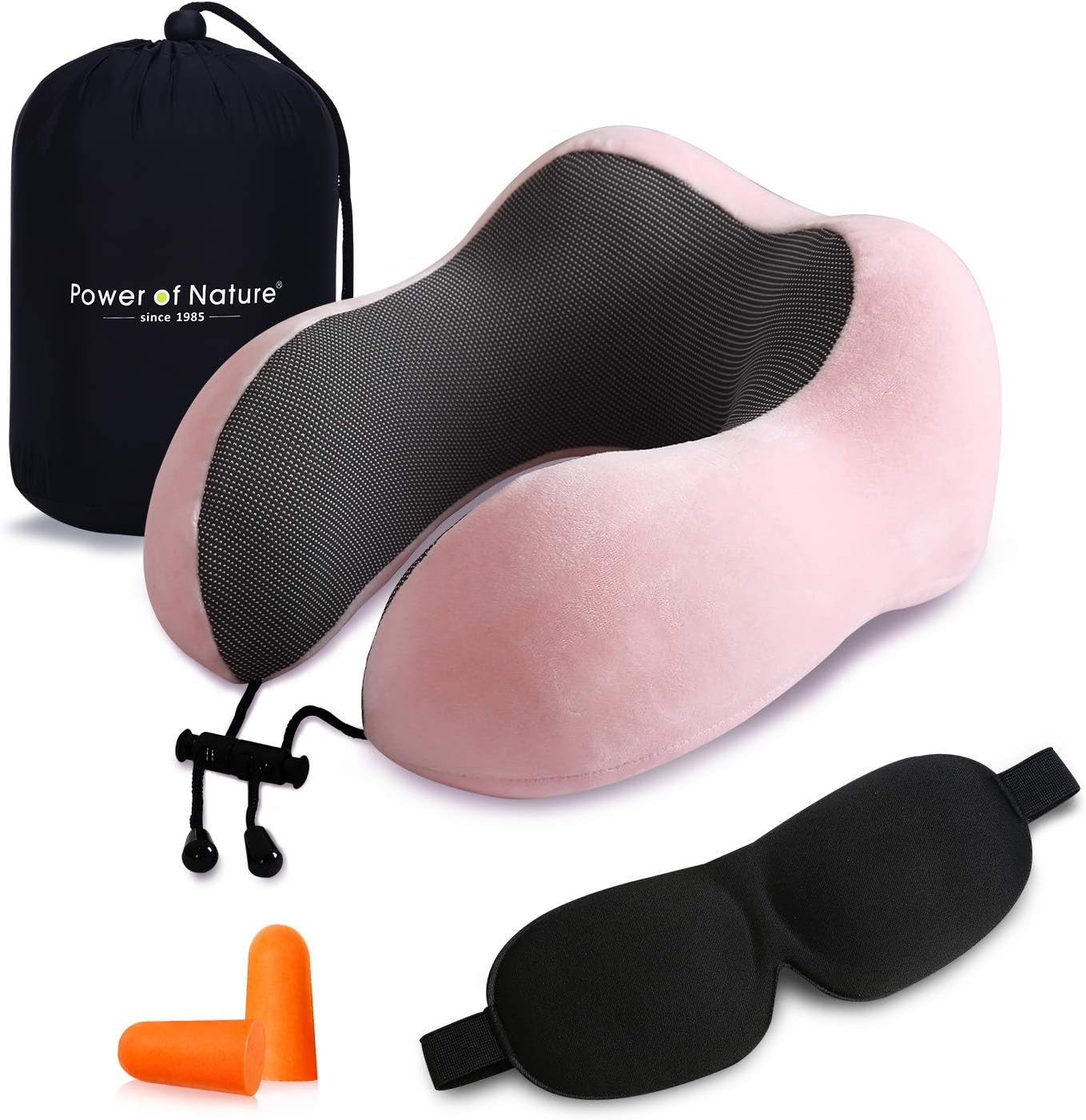 Travel Pillow Luxury Memory Foam Neck & Head Support Pillow Soft Sleeping Rest Cushion for Airpla... | Amazon (US)