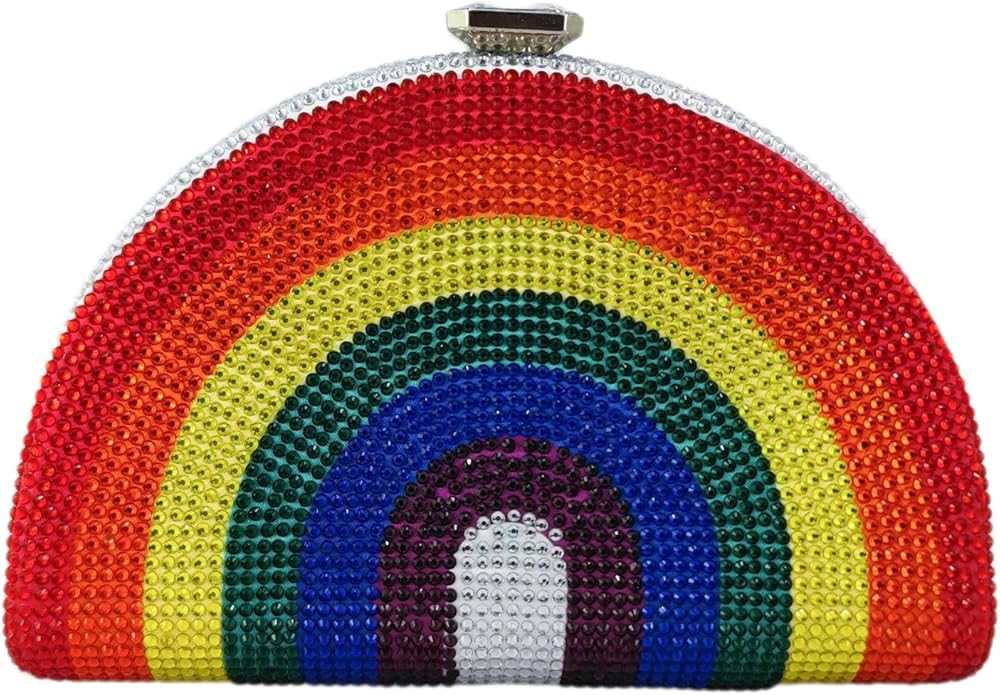 Boutique De FGG Retro Crystal Clutch Purses for Women Luxury Rhinestone Evening Bag Novelty Forma... | Amazon (US)