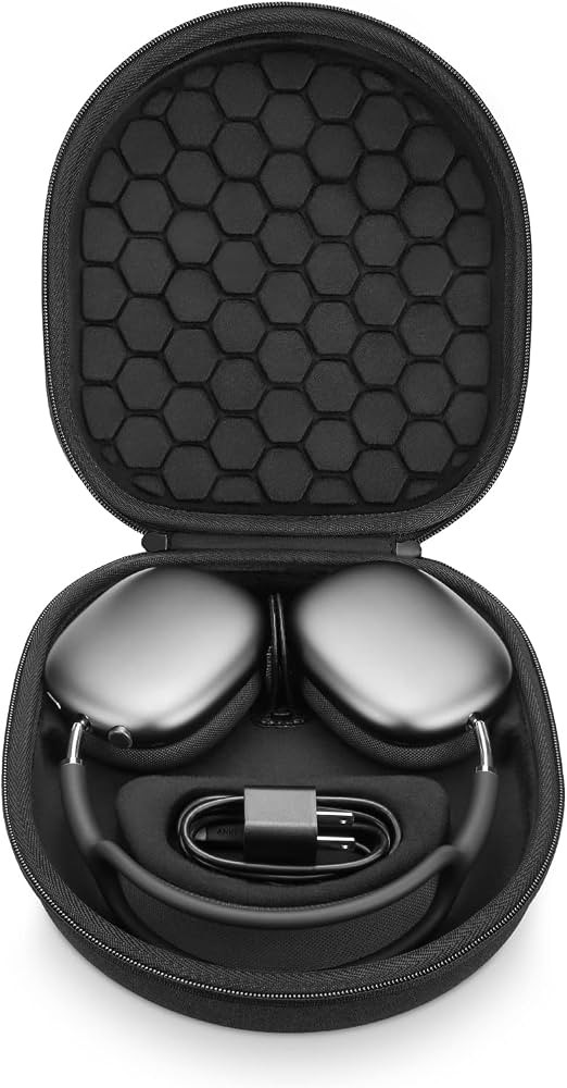 Smart Case for Apple AirPods Max Supports Sleep Mode, Hard Organizer Portable Carry Travel Cover ... | Amazon (US)