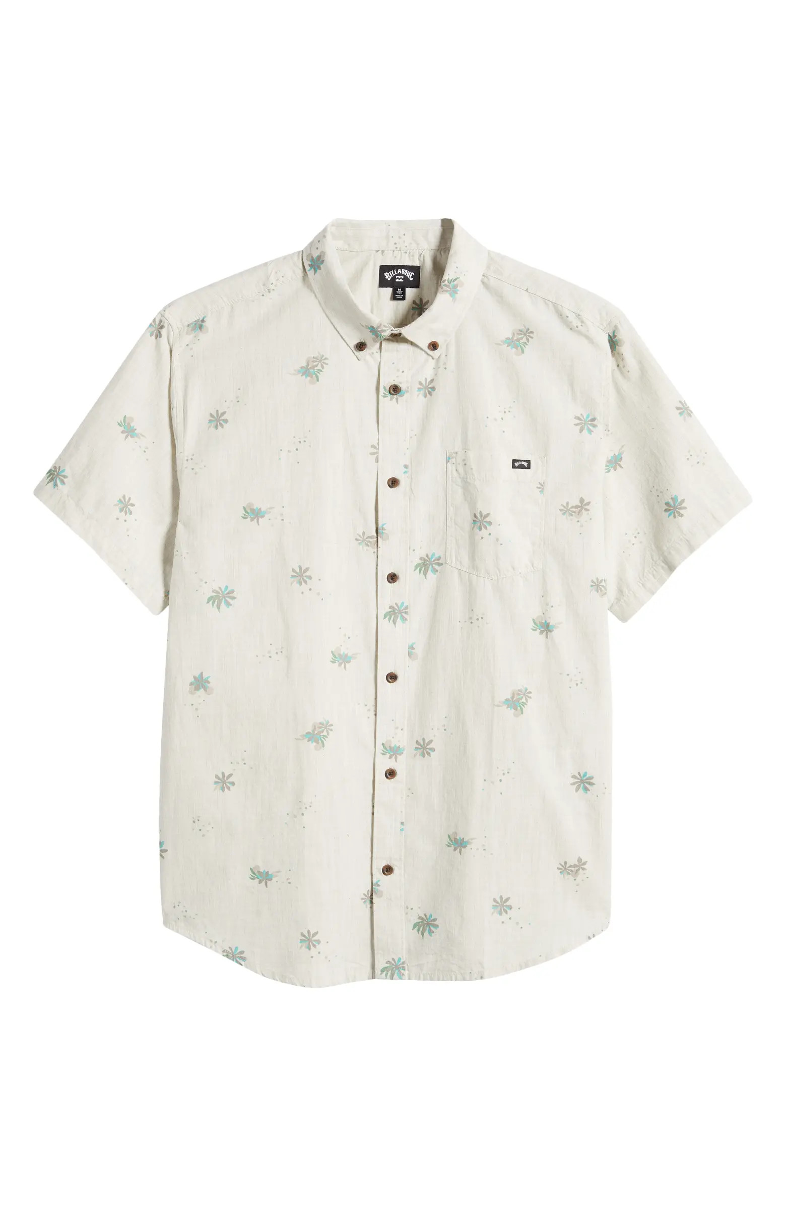 Billabong Sundays Woven Short Sleeve Button-Down Shirt | Nordstrom | Nordstrom