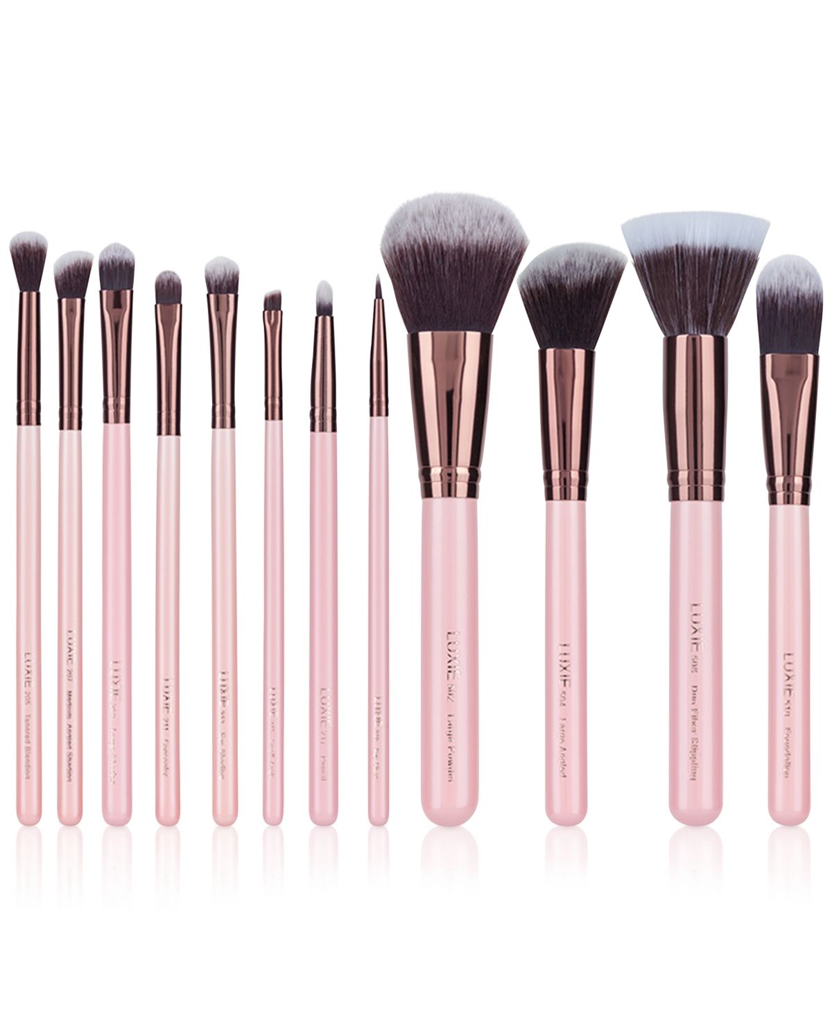 Luxie 12-Pc. Signature Rose Gold Makeup Brush Set | Macys (US)