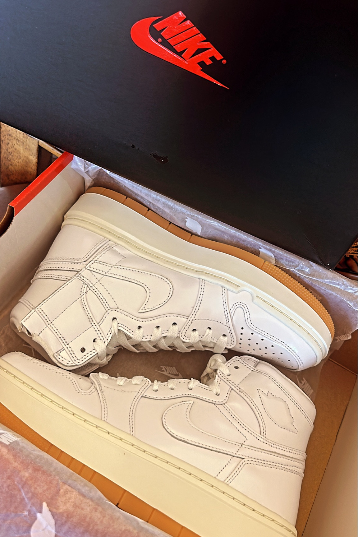 Nikes, Jordans, air Jordans, Air Jordan 1 Elevate High SE, white Nikes, white Nike high tops, White Nike high top women’s, women’s Jordan’s, women’s, shoes, sneakers, sneaker head, basketball shoes, high tops, fitness, athletic shoes, style, trending, trendy, fashion