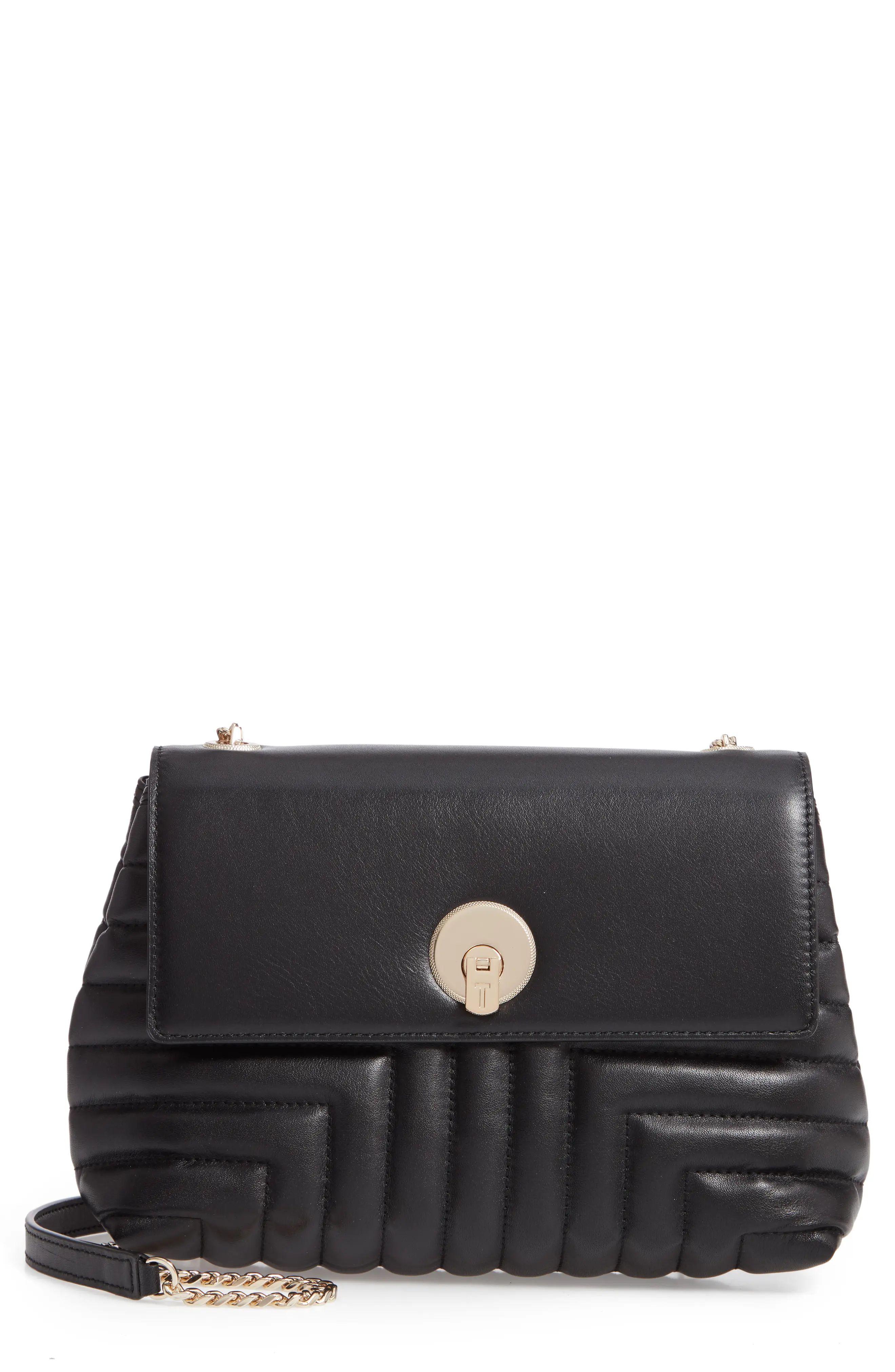 Ted Baker London Ssusiee Circle Lock Quilted Leather Crossbody Bag | Nordstrom