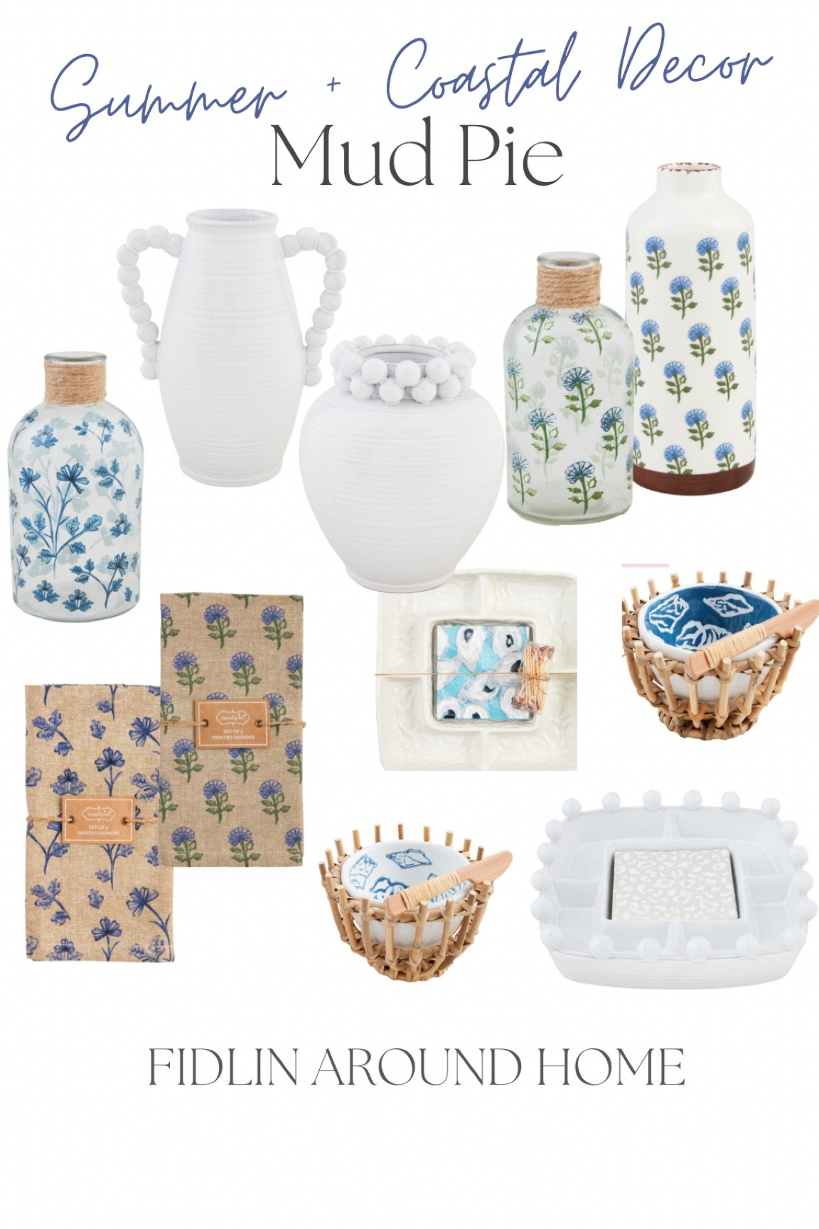 Beach and coastal summer entertaining and home items from Mud Pie!

#LTKhome 

#LTKSeasonal